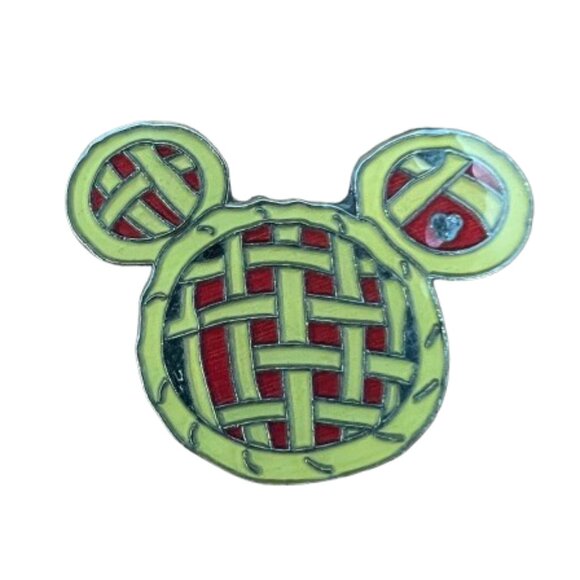 Disney Trading Pin Hidden Mickey Ears Head Food Icons Cherry Pie - Picture 1 of 2